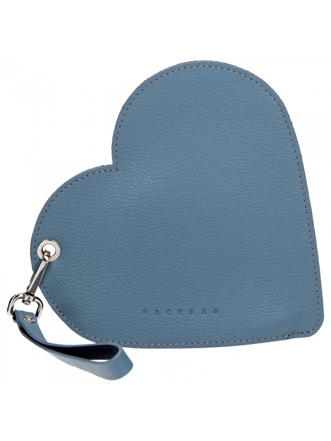 Trendy kožené psaníčko Facebag Love – modrá
